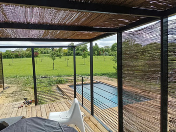 Pergola métal sur mesure à Toulouse